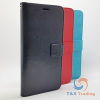    LG K20 2019 - Book Style Wallet Case With Strap